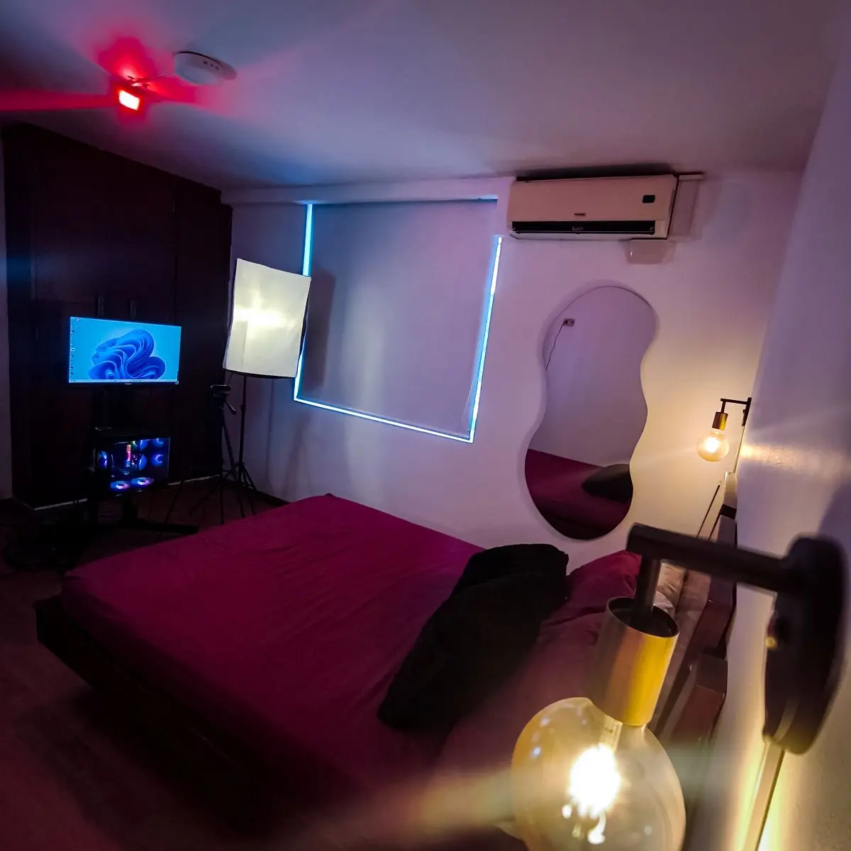 Estudio privado equipado para transmisiones digitales